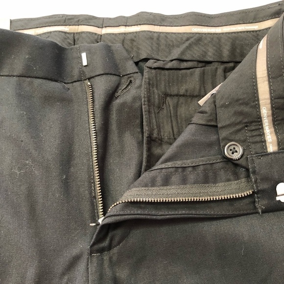 NWT Denver Hayes Classic Fit Never Iron Black Pants 32 - Picture 6 of 10